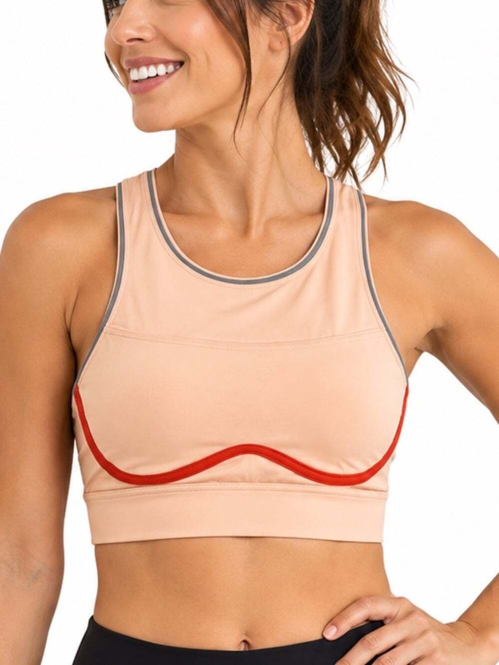 Brynn High Impact Sports Bra II Medium Sandalwood Persimmon Activewear